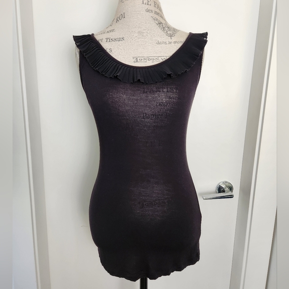 H&M Ruffle Black Camisole - Picture 1 of 9